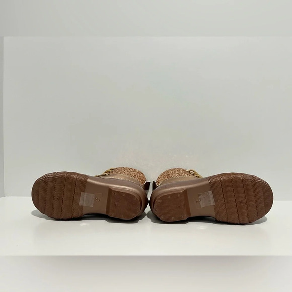 JOSMO Girls Rose Gold Glitter Duck Boots size 2 - Picture 5 of 15